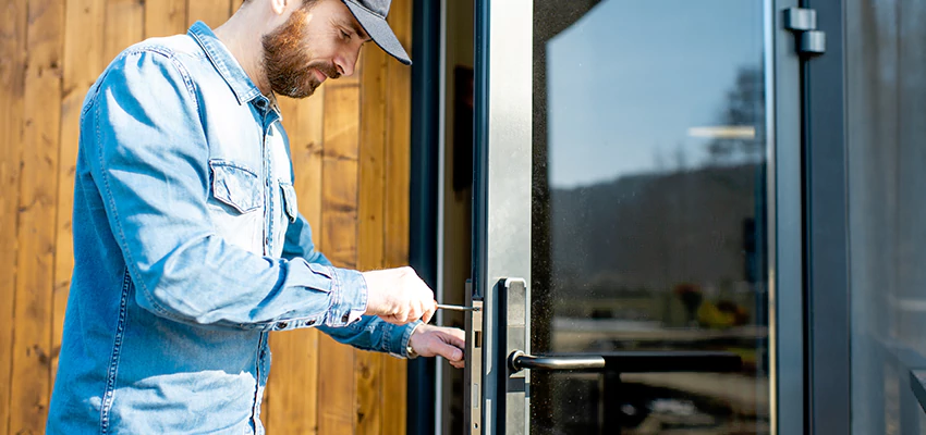 Frameless Glass Storefront Door Locks Replacement in Addison, IL